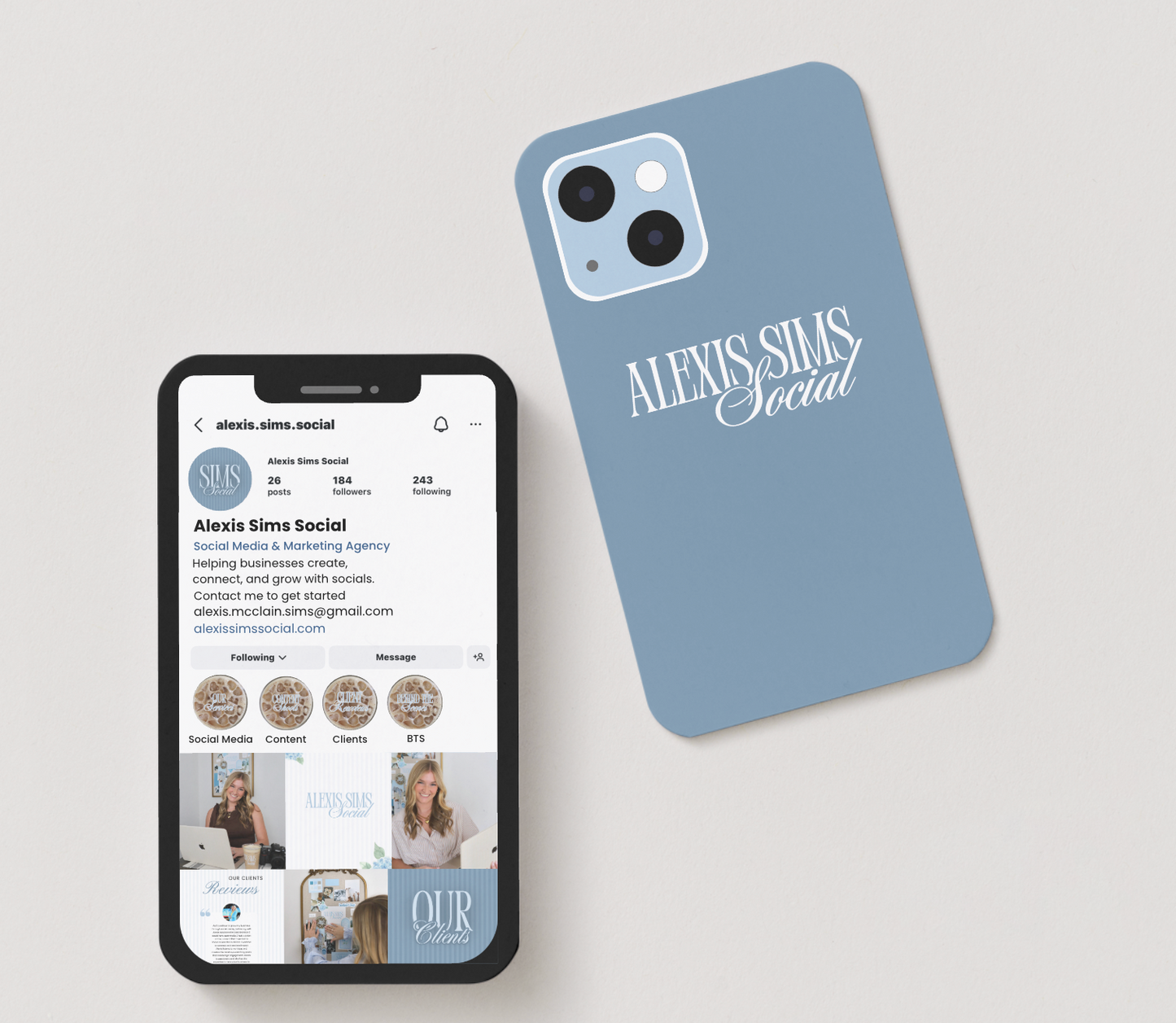 Social Media Business Card Template